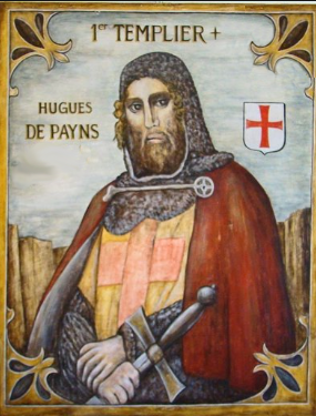 O.S.M.T.J. Officers / Leaders Knights Templar Hugh de Payens.